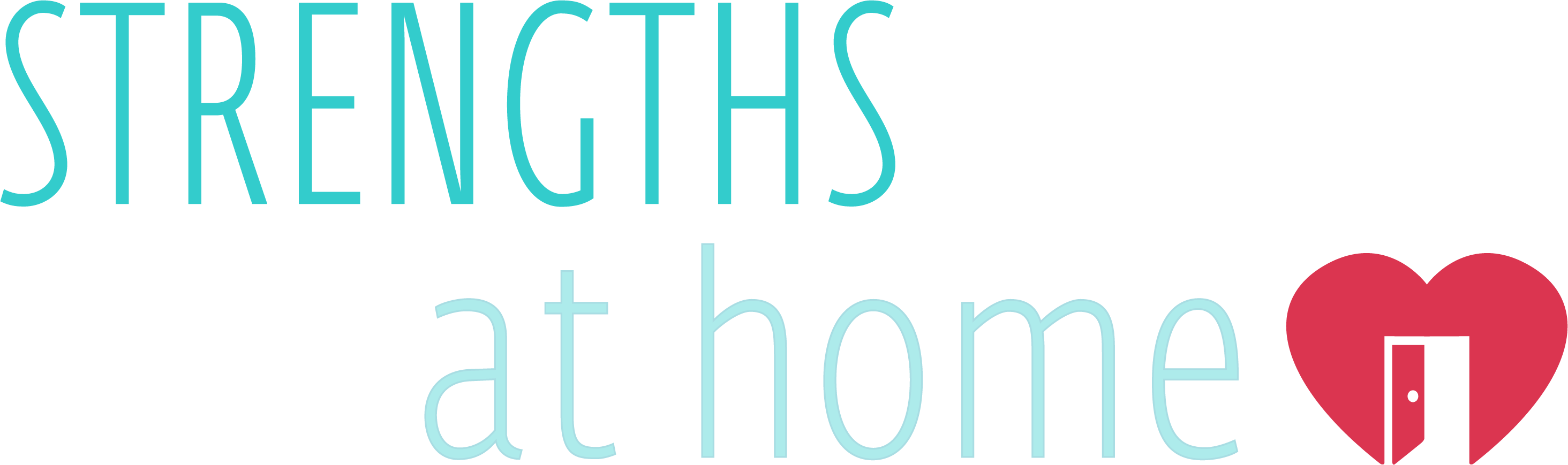 Strengths at Home with heart logo
